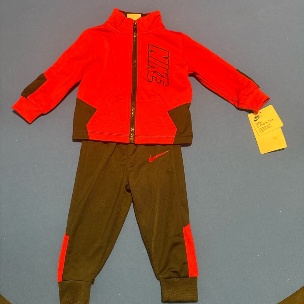 Nike Kids Red and Black Tracksuit Costume